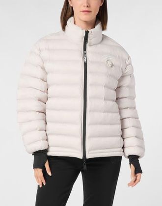 Plein Sport Jacket Women in Offwhite at Nordstrom, Size Small