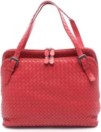 Bottega Veneta Pre-owned Handbags, female, Red, Size: ONE SIZE Pre-owned Vintage Handbag