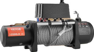 OEM Cabrestante El&eacute;ctrico, Control Remoto Inal&aacute;mbrico Y Con Cable, Cable De Acero De Alta Resistencia, 13500 Libras