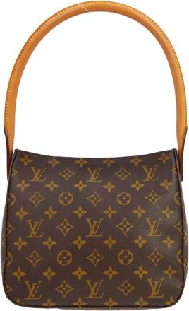 Louis Vuitton Looping Monogram Canvas Brown Canvas Handbag (Pre-Owned)