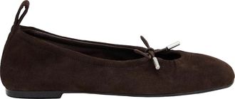 Alohas Rosalind Renewed Drawstring Bow Recycled Leather Flats