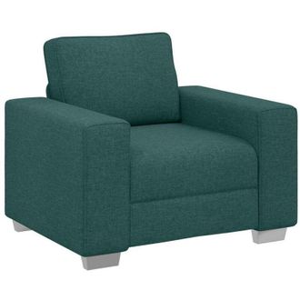 vidaXL Vidaxl - Sof&aacute; Con Coj&iacute;n Verde Oscuro 100 X 77 X 82 Cm Tela