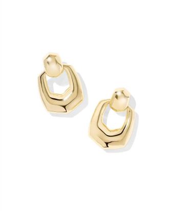 Kendra Scott Womens Kaitlin Open Frame Earrings In Gold