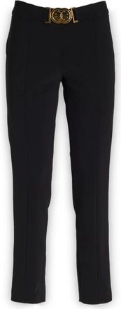 Moschino Klassieke Straight Broeken - Dames - Straight fit broeken - Blauw - L - Broeken