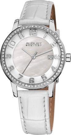 August Steiner Womens Leather Watch