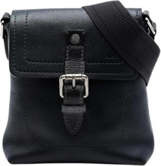 Louis Vuitton Pre-owned The Yuma Crossbody Bag - Dames - Vintage Schoudertas - Zwart - ONE Size - Leer - Vintage