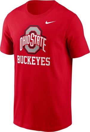 Nike Ohio State Primetime Logo Mantra Nike Mens College T-Shirt in Red | N19965NOH-TZL
