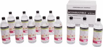 Purline Purline - Combustible Etanol Repelente De Mosquitos Citronela. Caja 12 Botellas De 1l