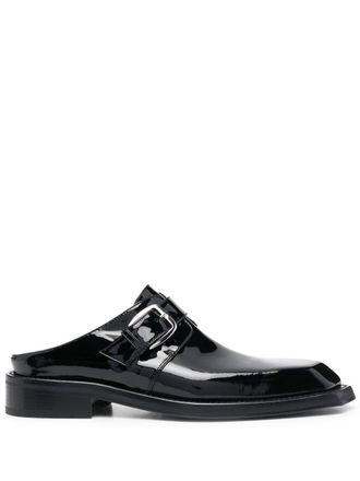 Martine Rose chiesel-toe slip-on mules - unisex - Calf Leather/Calf Leather/Calf Leather - 38 - Black