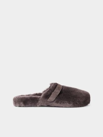 Ancient Greek Sandals Mens Isiodos Shearling Slippers