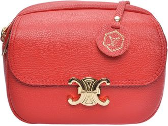 Luisa Vannini Rood Rundleer Tas