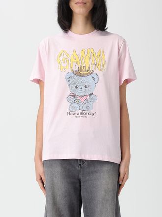 Ganni T-shirt Ganni in cotone con stampa logo