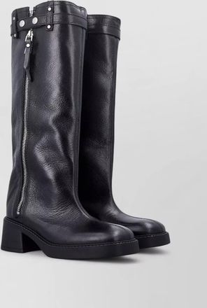 Miista leather zip boots