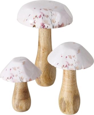 Boltze Dekofigur »Pilze Bernada 3er Set«