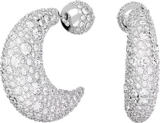 Swarovski Luna WoMens Base Metal Drop Earrings - Silver 5666179 - One Size