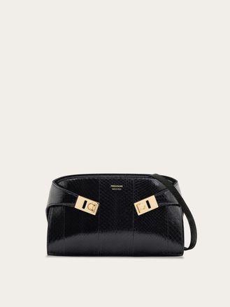 Ferragamo Women Hug mini crossbody bag Black