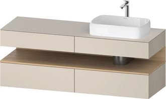 Duravit Qatego Consola Mueble Bajo Lavabo, 2 Extensiones, 2 - Duravit