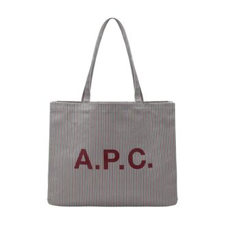 A.P.C. Diane Shopping Bag - Bags - Mujer - Verde - ONE SIZE