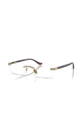 Ferrari 56mm Rectangle optical glasses in Gold at Nordstrom