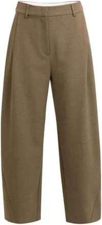 YaYa Yaya, Broeken, Dames, Bruin, XS, Wijde broek