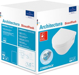 Villeroy & Boch Villeroy&boch - Architectura Combi-pack Wash-down Wc Incl
