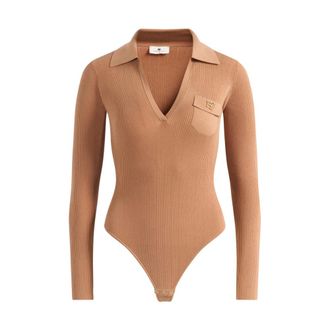 Elisabetta Franchi Mujer, Camisetas, Marr&oacute;n, Talla: M