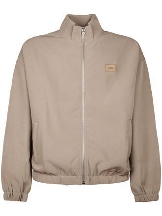 Amiri Minimalist High Collar Patch Cady Track Jacket