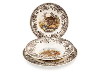 Churchill Servizio Tavola 18pz Churchill Scene Caccia H&h