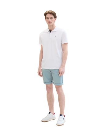 Tom Tailor Bermudas TOM TAILOR, Herren, Gr. 29, N-Gr, grau (grau mint), Obermaterial: 98% Baumwolle, 2% Elasthan, unifarben, slim fit kniefrei, Hosen Bermudas, S