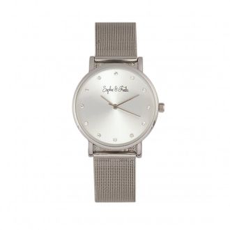 Sophie & Freda Savannah Crystal Silver Dial Ladies Watch SF4201