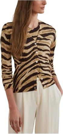 Ralph Lauren Denzel vest met lange mouwen - Dames - Truien - Veelkleurig - Maat: S Katoen