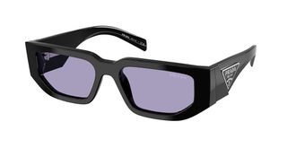 Prada PR 09ZSF Asian Fit 16K01O Mens Sunglasses Black Size 55