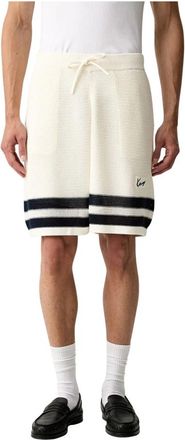 Kenzo Shorts van mesh - Heren - Korte Broeken - Beige - M - Katoen - Korte Broeken