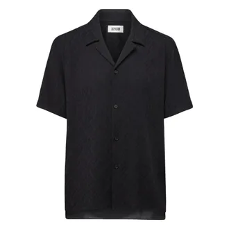 Drykorn Drykorn, Short Sleeve Shirts, male, Black, Size: XL Bijan 2 Shirt