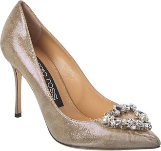 Sergio Rossi Godiva Precious Suede Pump
