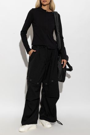 Yohji Yamamoto Long Sleeve T-shirt, Womens, Black