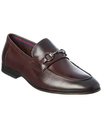 Donald J Pliner Ted Burnished Leather Loafer