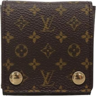 Louis Vuitton Pre-owned Wallets, unisex, Brown, Size: ONE SIZE Pre-owned Monogram Coated Canvas Compact Wallet