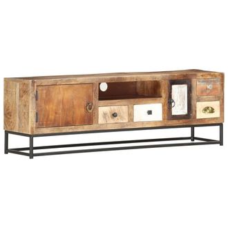 vidaXL Vidaxl - Mueble Para Tv De Madera Maciza Reciclada 120x30x40 Cm