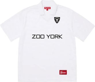 SUPREME T-shirt Zoo York Soccer Jersey SS 25 - White - Bianco