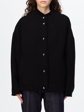 Max Mara Cappotto corto monopetto in pura lana vergine con collo alto