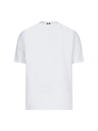Thom Browne Mens T-Shirts And Polos White Cotton