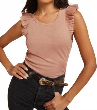 Nation Ltd Gemma Flutter Tank Top In Bisou
