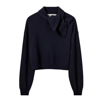 Designers Remix Collection Dames, Truien, Blauw, Maat: L Wol