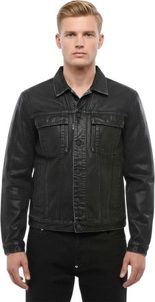 Dsquared2 Black Shirt Collar Jacket