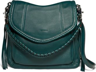 Aim&eacute;e All for Love Convertible Leather Shoulder Bag in Deep Emerald at Nordstrom