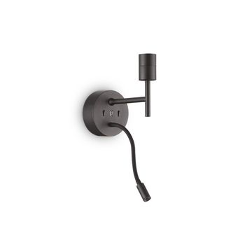 Netlighting Set Up Wall Light + Reading Light Black Without Shade 3000K