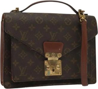Louis Vuitton Pre-owned Handbags, female, Brown, Size: ONE SIZE Pre-owned Canvas louis-vuitton-bags