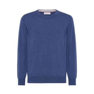 Brunello Cucinelli Hombre, Jerseys, Azul, Talla: 2XL
