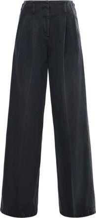 Golden Goose Katoenen Denim Broek - Dames - Straight fit broeken - Zwart - S - Katoen - Broeken
